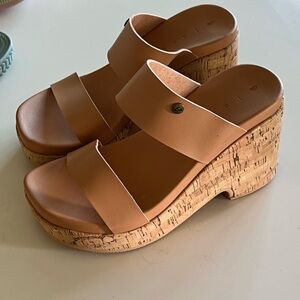 Women's REEF Tan Platform Sandals